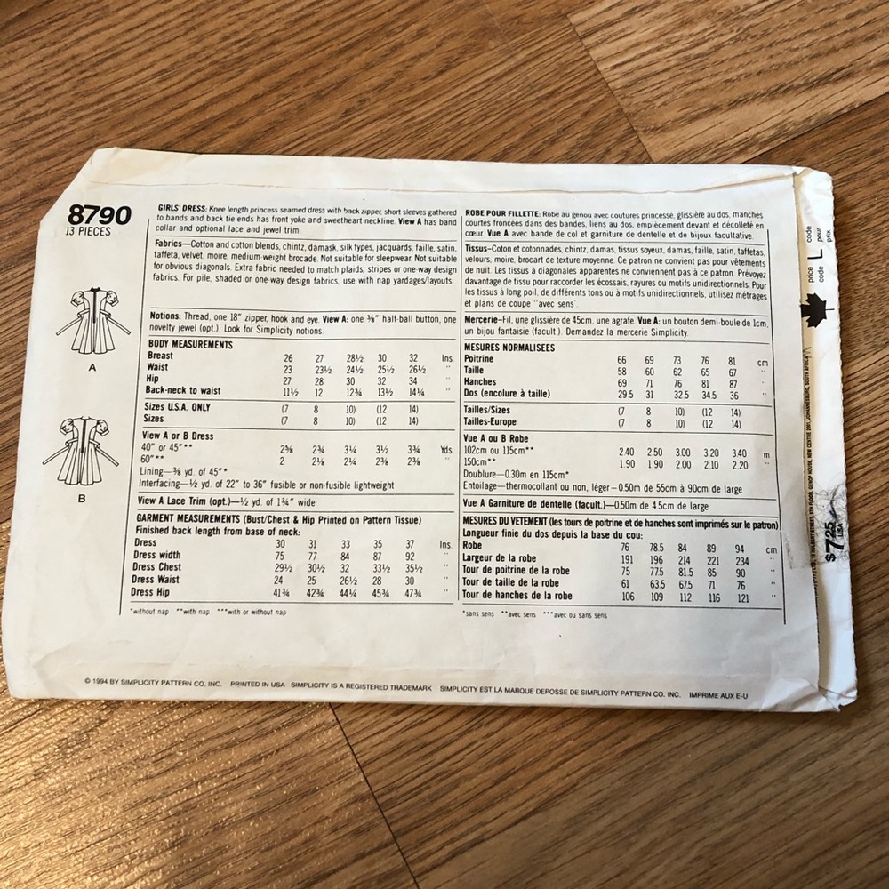 Vintage sewing pattern - Picture 3 of 5